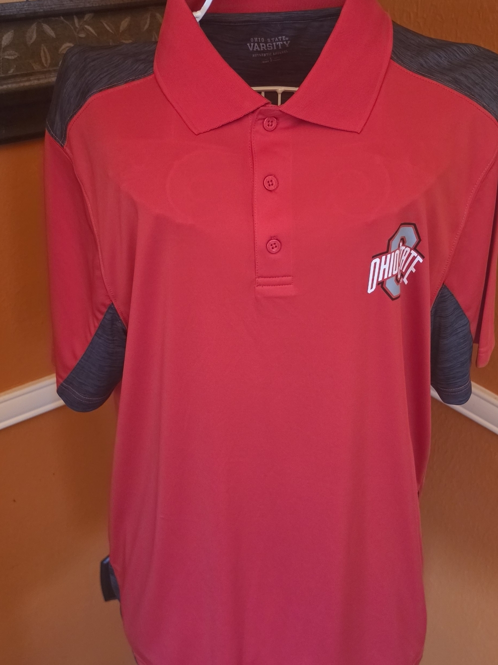 Varsity Red Ohio State Polo Shirt